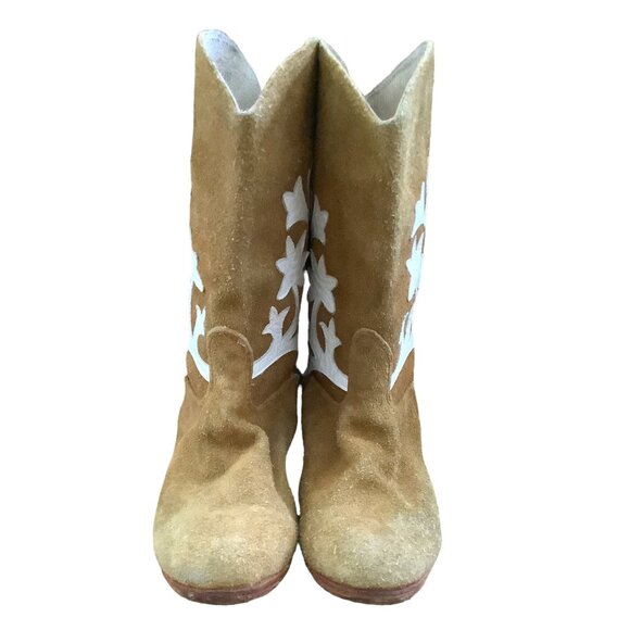 Miguelito 2200 Tamaulipeca Suede Dance Boot 7 7.5 Daniela Alvarez Dancing Boots - Picture 6 of 10